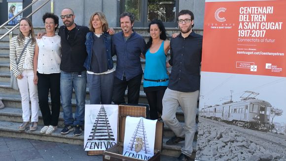 La participació ciutadana als actes del centenari del tren a Sant Cugat supera les expectatives