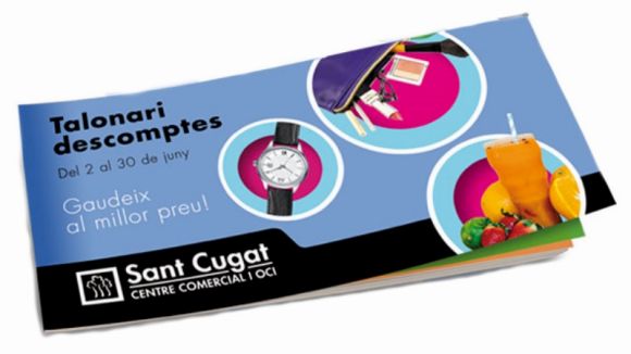 El Sant Cugat Centre Comercial ofereix un talonari de descomptes fins al 30 de juny