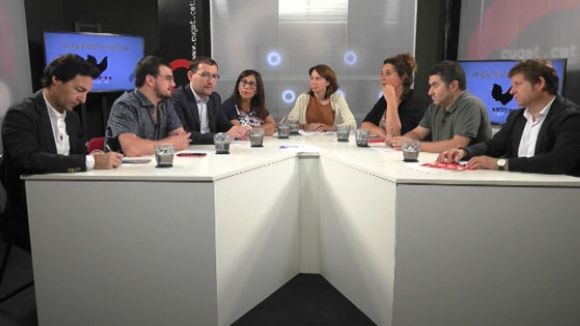 Els representants polítics de Sant Cugat debaten a la tertúlia els temes del ple d'aquest dilluns
