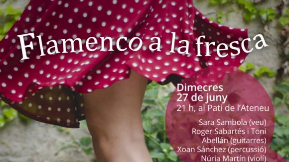 El flamenc posa ritme als 'Vespres al pati' de l'Ateneu