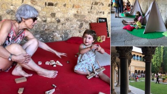 La Càpsula Claustre, un espai per als sentits dels més petits