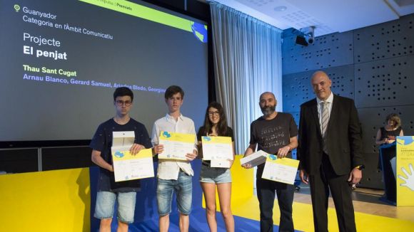 Alumnes del Thau guanyen el premi Impulsa amb un curt sobre el menjar desaprofitat