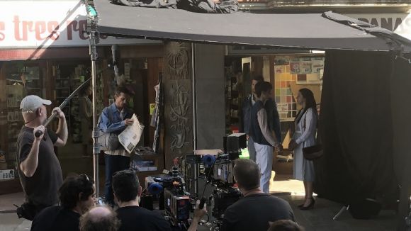 La plaça d'Octavià de Sant Cugat, escenari de la nova sèrie de TV3