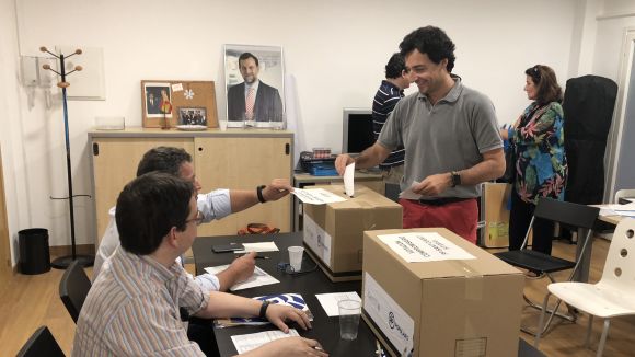Els afiliats del PP de Sant Cugat aposten per Pablo Casado