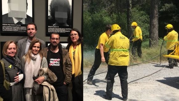 Els familiars de 'presos i exiliats polítics' i les ADF, guardonats amb la Creu de Sant Jordi