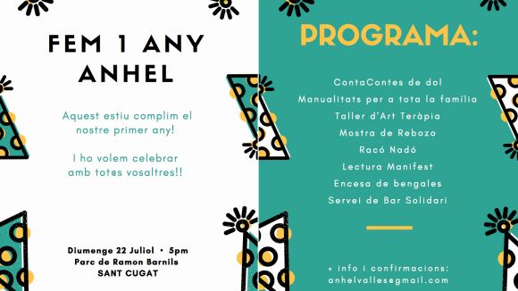 Anhel celebra el primer aniversari aquest diumenge al Parc de Ramon Barnils