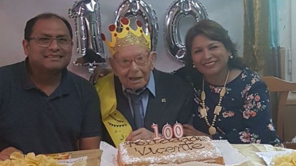 Vicente Carrasco compleix 100 anys
