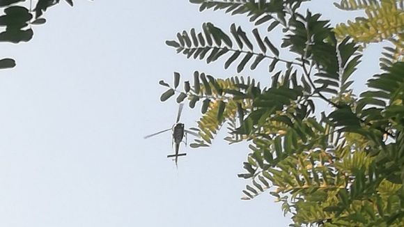Mossos torna a fer volar per Sant Cugat l'helicòpter de patrullatge preventiu per robatoris