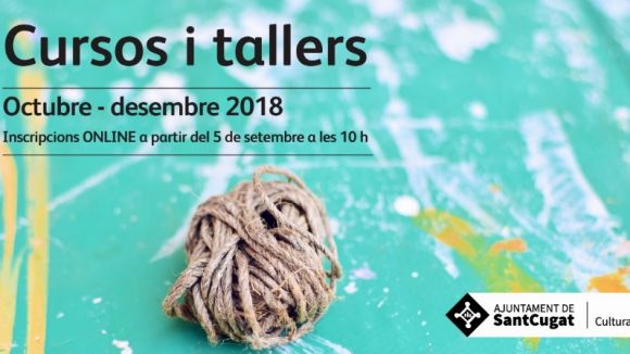 Les inscripcions per als nous cursos i tallers de tardor de la XCCP s'obren aquest dimecres