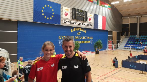 Participació històrica de Mariona Munné a l'europeu de tennis taula