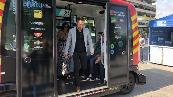 Sant Cugat estrena l'Èrica, el primer bus autònom de Catalunya