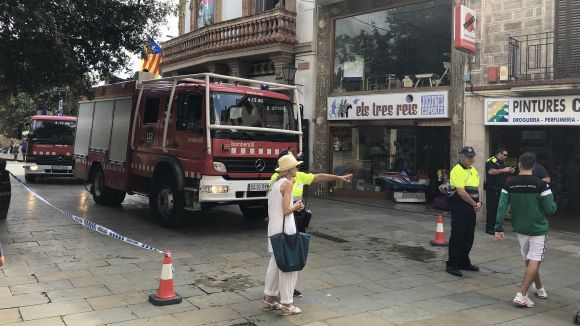 Es declara un incendi al restaurant La Plaça