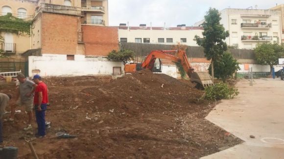 Les obres del pati del Santa Isabel s'endarrereixen i s'allargaran fins al desembre
