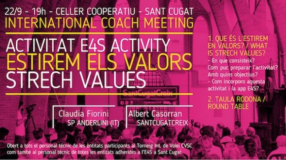 SantCugatCreix presenta l'eina 'Estirem els Valors' per donar recursos formatius als esportistes