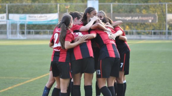El femení del SantCu s'endú els tres punts gràcies a un gol al 89 de Marta Feliu
