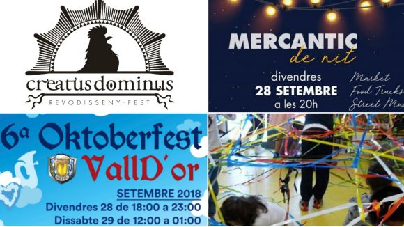 La 5a edició del Creatus Dominus i l'Oktoberfest marquen les propostes d'avui a Sant Cugat