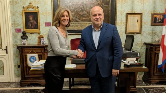 La delegació santcugatenca torna d'Alba decidida a ampliar la relació entre les dues ciutats