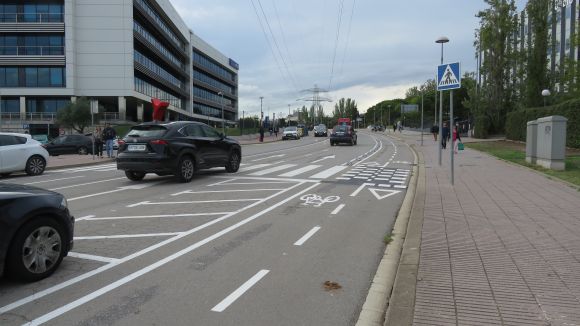 L'Ajuntament aposta pel carril reversible d'Alcalde Barnils davant la millora en mobilitat