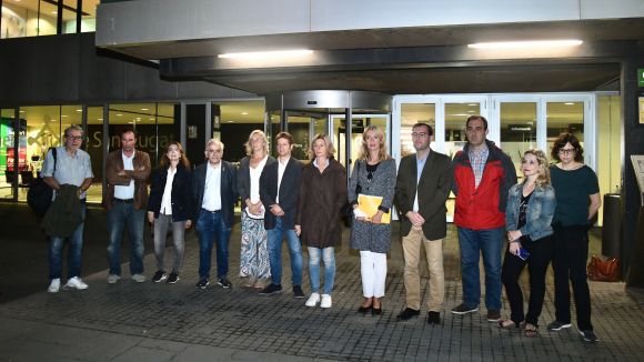 Sant Cugat fa un minut de silenci en record de les víctimes pels aigüats de Mallorca