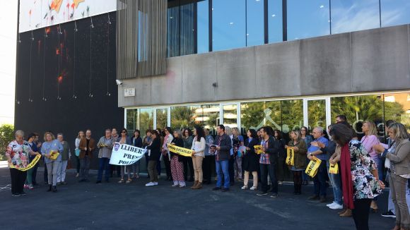 L'ADIC recorda els 'Jordis', a presó provisional des de fa un any