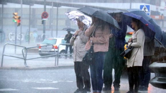 Risc de pluges en les properes hores a Sant Cugat