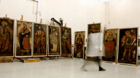 El CRBMC restaura un sèrie de pintures única a Europa