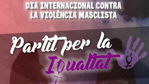 El Sant Cugat FC posa el seu gra de sorra contra la violència masclista