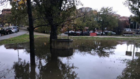 Risc de vent i pluja intensa a Sant Cugat