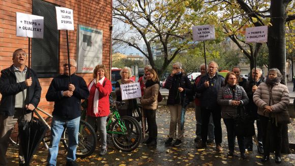 La plataforma de pensionistes de Sant Cugat es mobilitza en suport a la vaga de metges