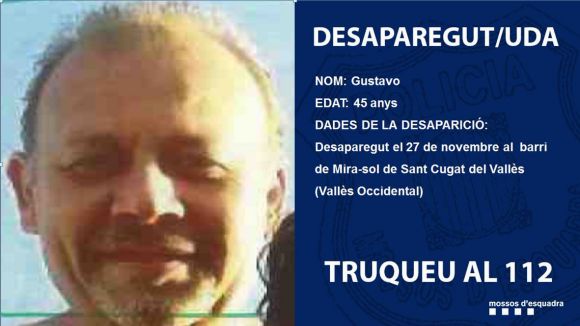 Els Mossos demanen ajuda per trobar un home desaparegut a Mira-sol