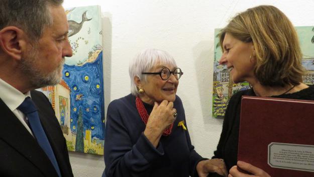 Pilarín Bayés porta la seva 'alegria de viure' a la Sala Rusiñol