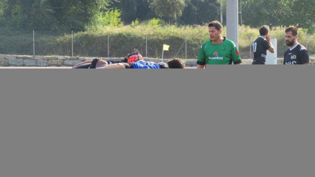 Alt: El Club Rugby Sant Cugat es desfà amb solvència del Tecnidex València i entra en zona de play-off