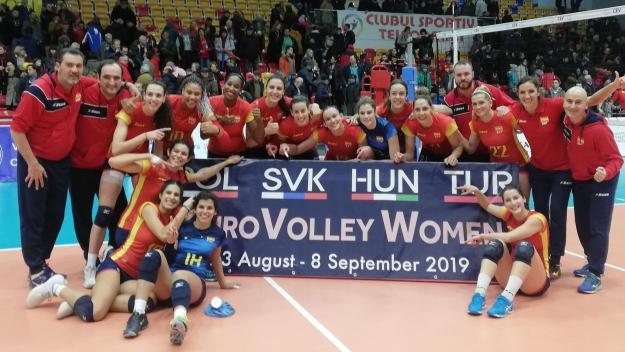 Aina Berbel es classifica per a l'Europeu de voleibol amb la selecció espanyola