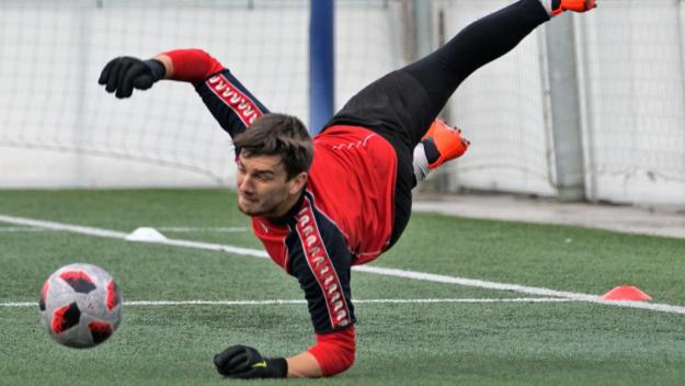 Ramon Juan, un autèntic mur a la porteria del Cornellà