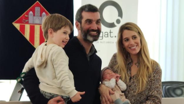 Sant Cugat dóna la benvinguda a Abril Osa Grau, primera santcugatenca del 2019