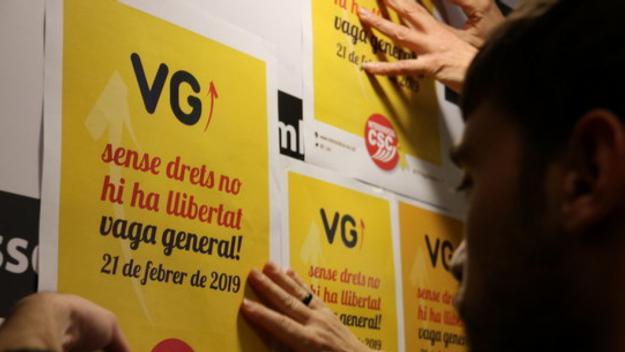 La Intersindical-CSC convoca una jornada de vaga general aquest dijous