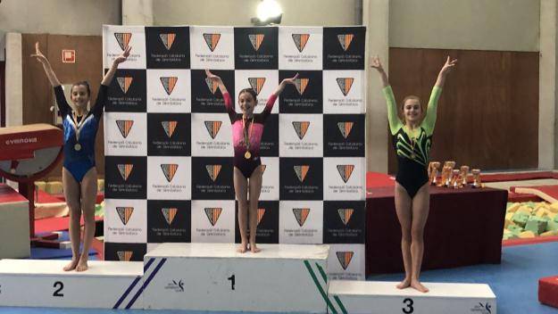 Maria Zaforas, tercera la segona fase de la Copa Catalana d'artistica