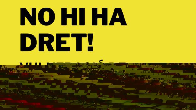 Free Romeva exposa a la plaça d'Octavià 'la vulneració dels drets fonamentals'