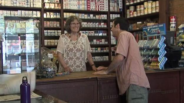 2015: Mor Carme Mas, de l'estanc Sagalés de la plaça de Barcelona