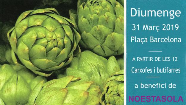 Carxofada solidària contra la violència masclista