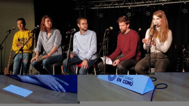 Els joves de les candidatures sobiranistes de Sant Cugat reflexionen sobre com assolir la independència