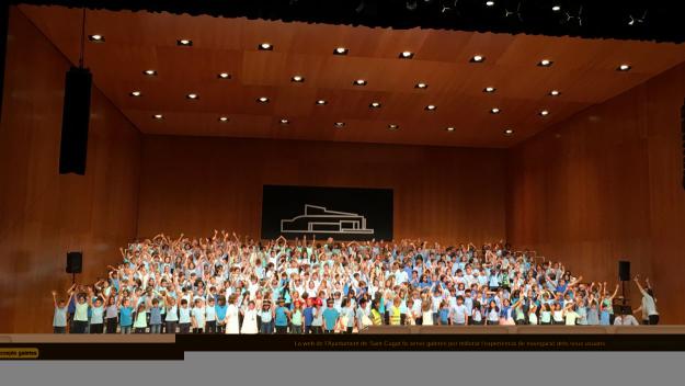 La Cantata Infantil de Sant Cugat torna a omplir de gom a gom el Teatre-Auditori