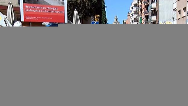 Tall de trànsit a partir de dijous a l'avinguda de Cerdanyola per les obres de vianantització