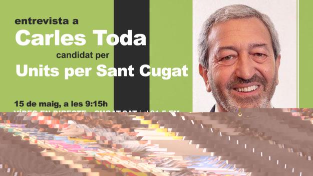 Carles Toda, d'Units per Sant Cugat, protagonitza aquest dimecres la cinquena entrevista electoral de Cugat.cat