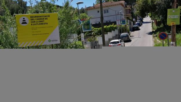 Comencen les obres de reurbanització del carrer de Can Llobet de la Floresta
