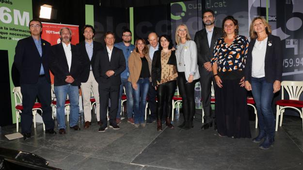 El minut d'or de cada candidat al debat de les municipals