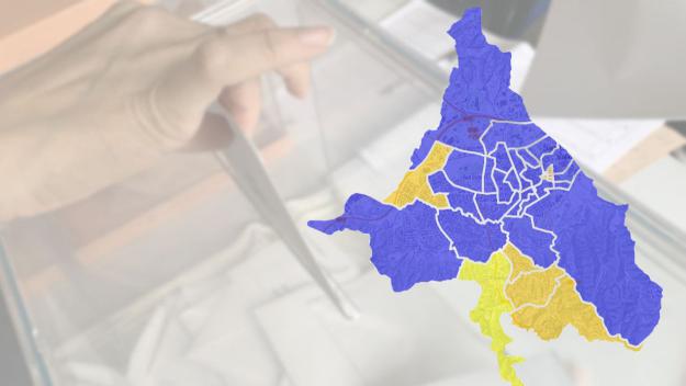 El mapa dels resultats de les eleccions municipals a Sant Cugat, carrer a carrer