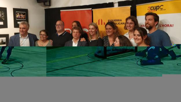 Mira aquí la roda de premsa del pacte d'esquerres a Sant Cugat
