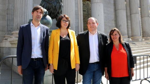 Riba promet portar el 'veto' de Junqueras, Puigdemont i Comín a les institucions europees