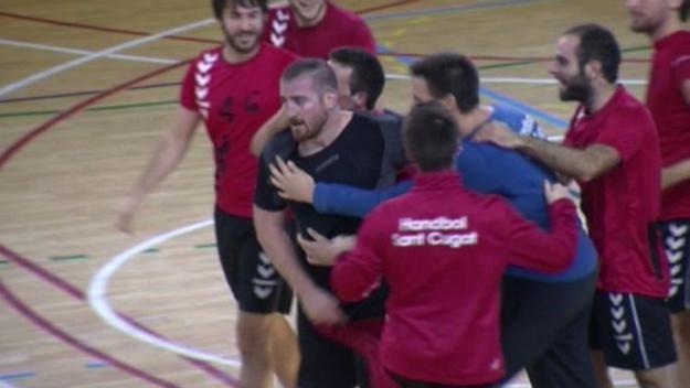 Gerard March marxa de l'Handbol Sant Cugat i fitxa pel Sarrià de Ter